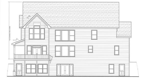 Rear Elevation image of MCINTOSH III House Plan